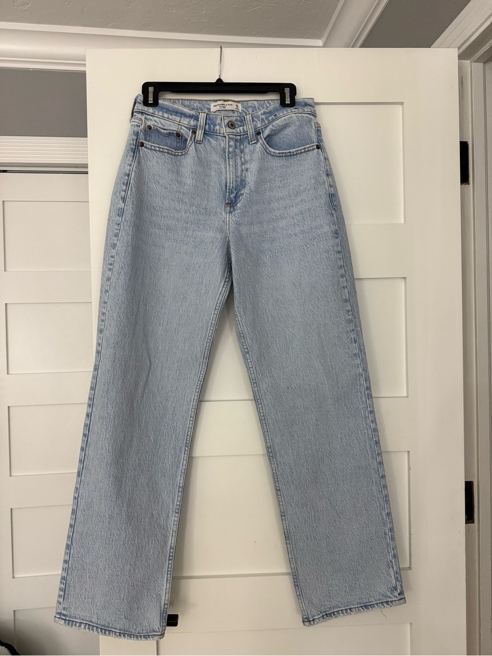 Abercrombie & Fitch Light Wash Straight Leg Jeans